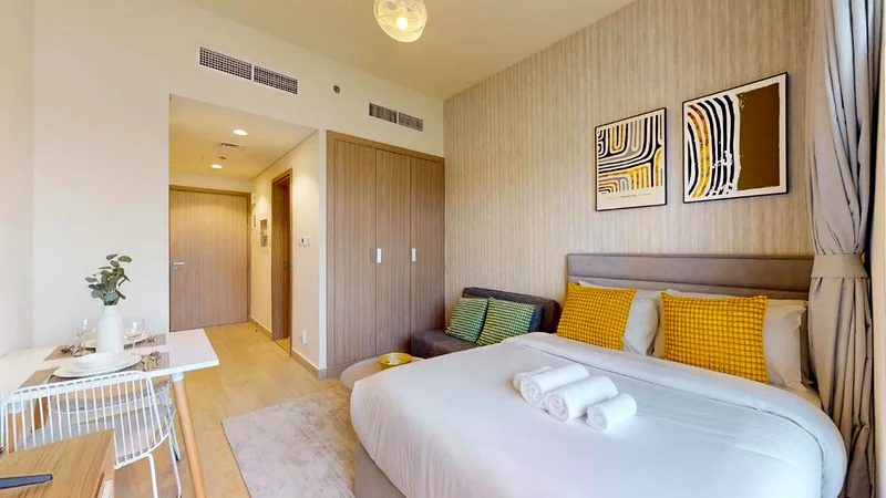 ✨ Fully Furnished 1BR | Short & Long Term Stay | Azizi Riviera 46, Meydan63802112956673111