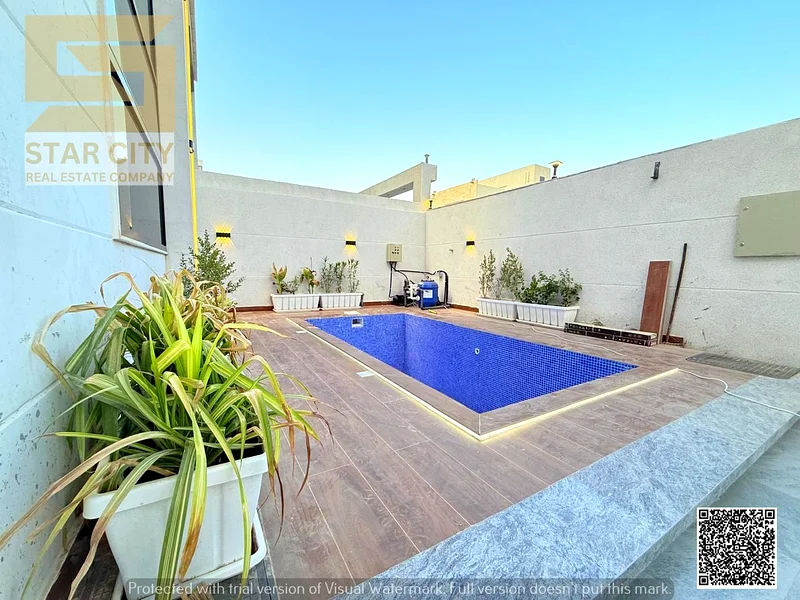 For sale, a villa at an excellent price, negotiable, with a large courtyard and a private swimming pool. Freehold for all nationalities for life, with63901588798851112