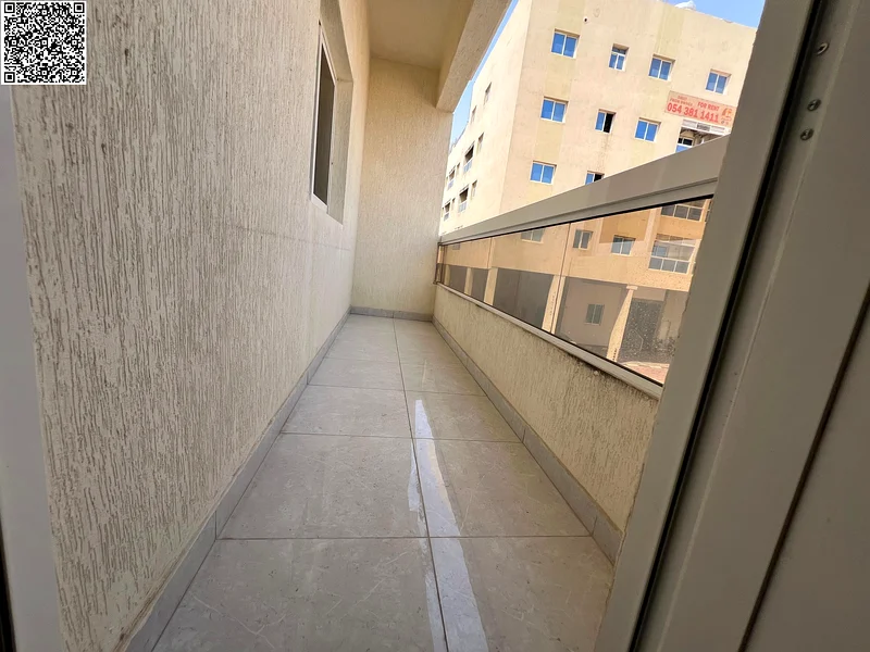 Luxury 1BR hall, new building, first tenant, balcony with stunning views, wall cabinets, modern elegant finishes, prime location, easy access to Dubai63712870047233111