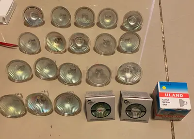 20 Spot lights and their power supplies