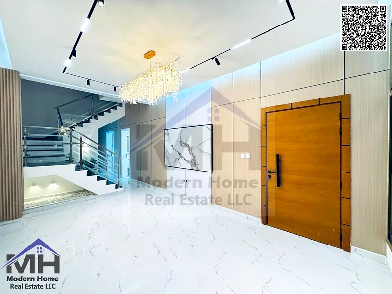 At price including fees own wonderful villa in Ajman first resident freehold front of it services opposite Azha Community close to Mohammed bin Zayed63900283543299114