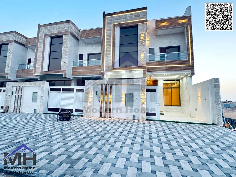 At price including fees own wonderful villa in Ajman first resident freehold front of it services opposite Azha Community close to Mohammed bin Zayed63900283543299110