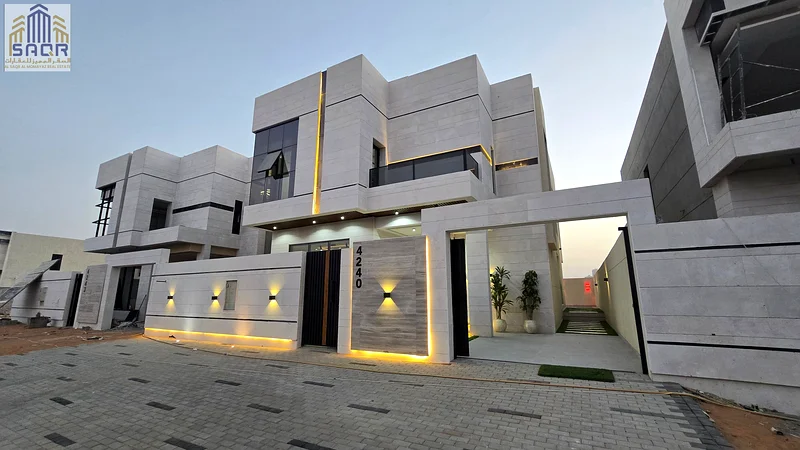 Modern villa with all registration and ownership fees, ready for occupancy, with a private pool, in the most upscale areas of Ajman.63911619950466111