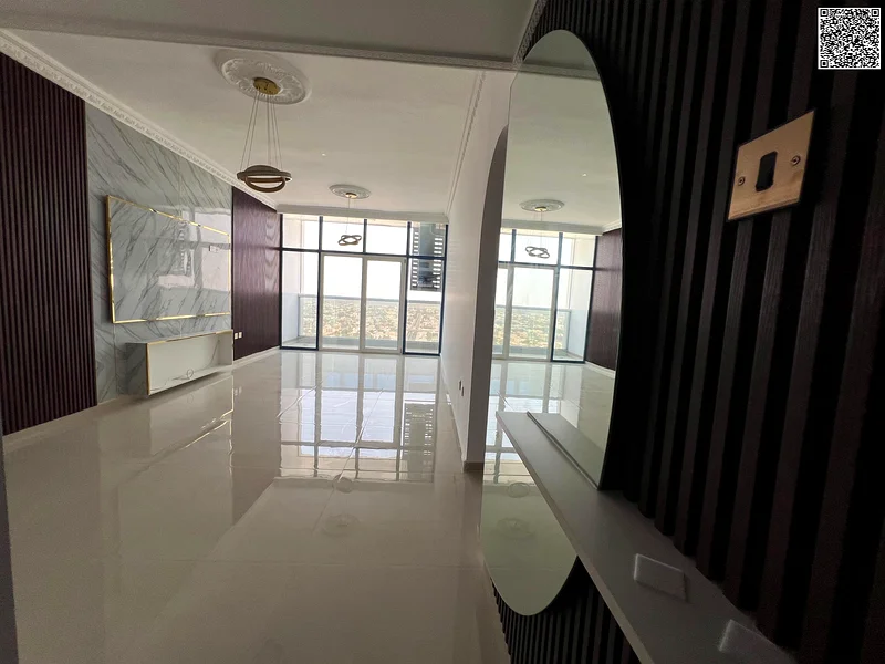 شقة فاخرة من غرفة نوم واحدة بنهايات على طراز الفندق، واسعة جدًا، بالقرب من الجامعات، سهولة الوصول إلى دبي، موقف سيارات مجاني، حمامان، تكييف مركزي، شرفة، منظر خلاب.63708677278082111