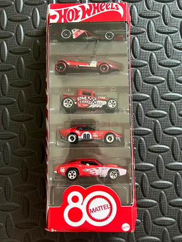 Hotwheels 80th Anniversary 5-pack
