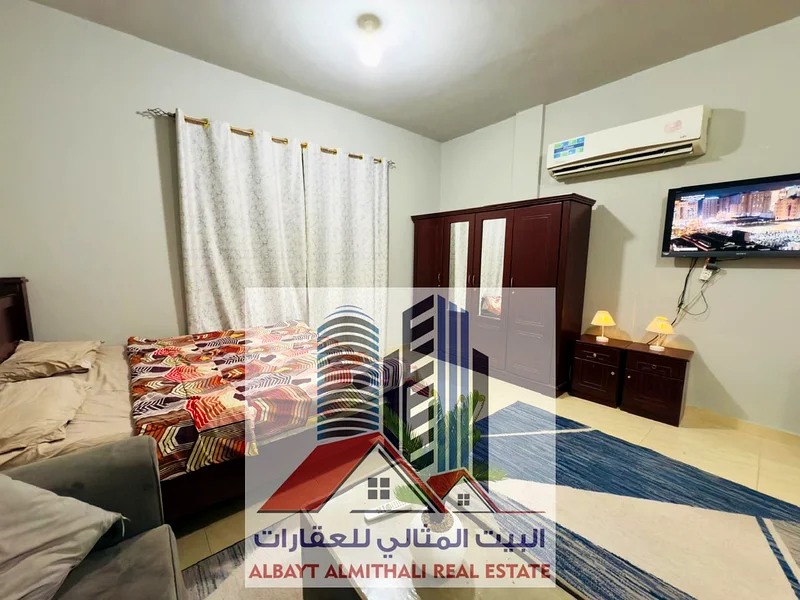 القطعة الثانية من شارع الشيخ عمار قرب مستشفى السعودي الألماني وسايتي لايف آل طلحة سهولة الوصول إلى دبي والشارقة شقة بغرفة واحدة |63715770077186113