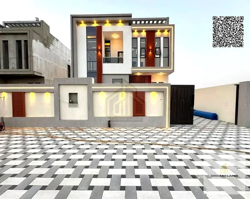 A villa at a price including registration and ownership fees on the main street, ready for occupancy in the most prestigious areas of Ajman, freehold63893024280193110