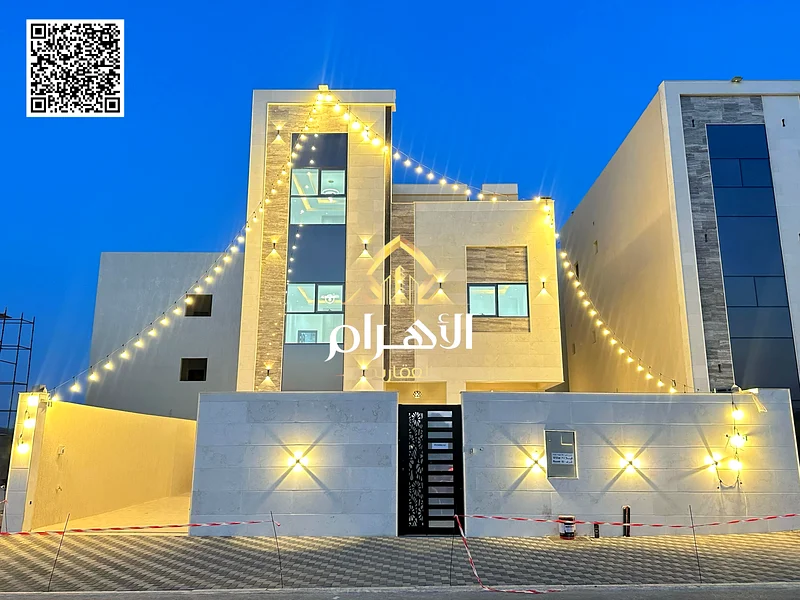 🏡 فيلا فاخرة للبيع - 6 غرف نوم | 3 طوابق + تراس على السطح | موقع متميز في عجمان 📍 قريب جدًا من طريق الشيخ محمد بن زايد فرصة ذهبية63893024300802112