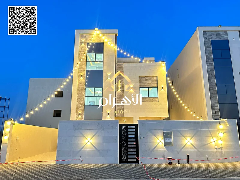 🏡 فيلا فاخرة للبيع - 6 غرف نوم | 3 طوابق + تراس على السطح | موقع متميز في عجمان 📍 قريب جدًا من طريق الشيخ محمد بن زايد فرصة ذهبية63893024300802110