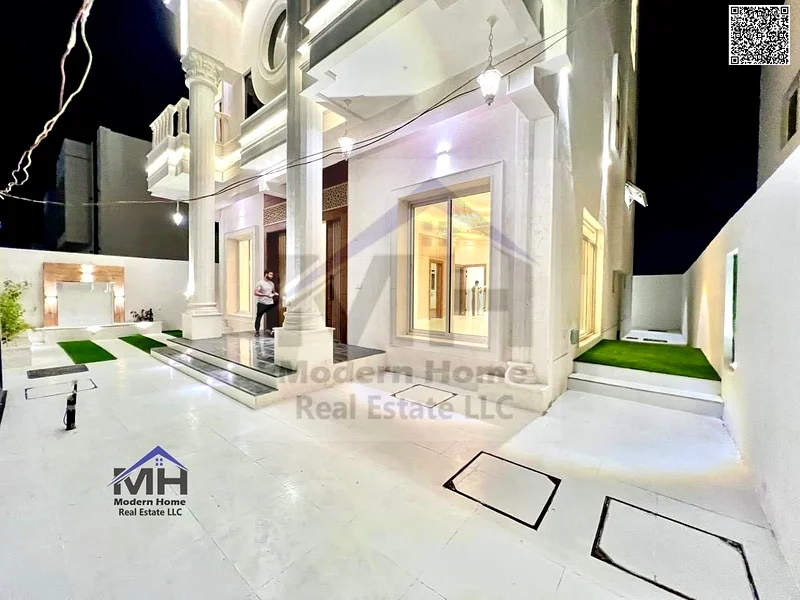 بسعر يشمل الرسوم، امتلك فيلا فاخرة كلاسيكية في عجمان، أول مقيم، ملكية حرة، تكييف مركزي، مقابلة لمجتمع أزها، قريبة من محمد بن زايد63899766476546111