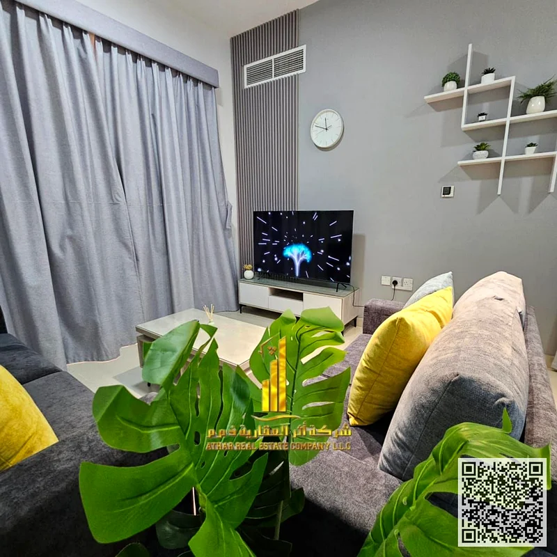 شقة فاخرة مفروشة من غرفة نوم واحدة في الجرف 2 – مقابل مدرسة الأقصى بالقرب من جامعة عجمان ✨ ✨ شقة أنيقة مفروشة بالكامل من الفئة المميزة في63837067453443112