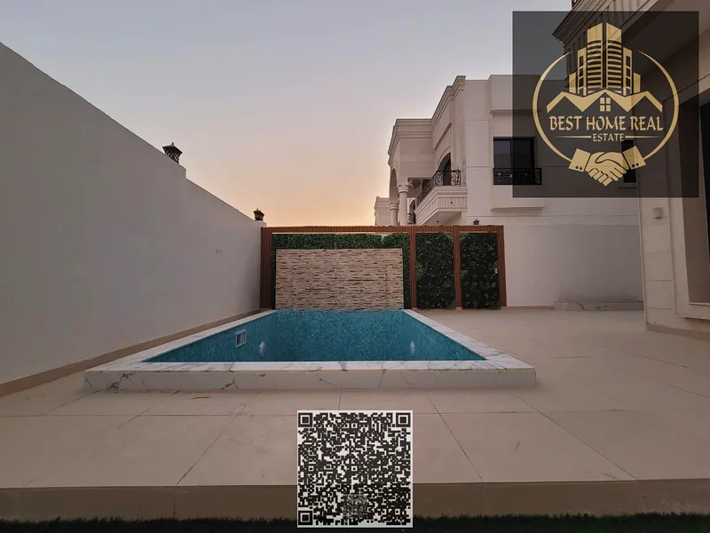 فرصة سكنية نادرة - فيلا فاخرة مع مسبح - 5 غرف ماستر - مجلس وصالتي استقبال63901036969347114