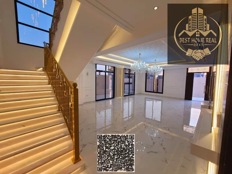 فرصة سكنية نادرة - فيلا فاخرة مع مسبح - 5 غرف ماستر - مجلس وصالتي استقبال63901036969347112