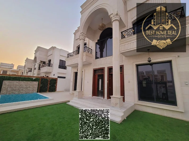 فرصة سكنية نادرة - فيلا فاخرة مع مسبح - 5 غرف ماستر - مجلس وصالتي استقبال63901036969347110