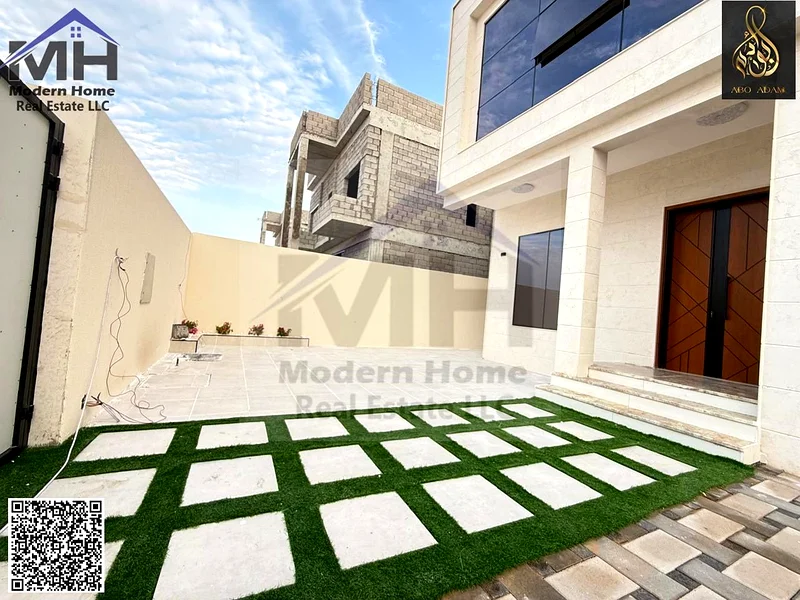 At a price inclusive of fees and without annual fees, own a wonderful villa for sale in Ajman. First resident, freehold, super deluxe finishing.63900283671809114