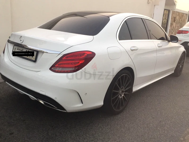 mercedes benz C200 2016 WHITE RED INTERIOR63613134535938112