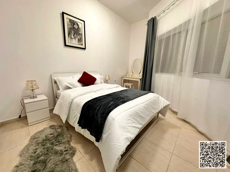 🏡 الشقة الفاخرة المفروشة بالكامل من غرفة نوم واحدة للمقيمين من الدرجة الأولى في الجرف 2 – بجوار مستشفى الشيخ خليفة مباشرةً، قريبة من جامعة عجمان an63837067436161113