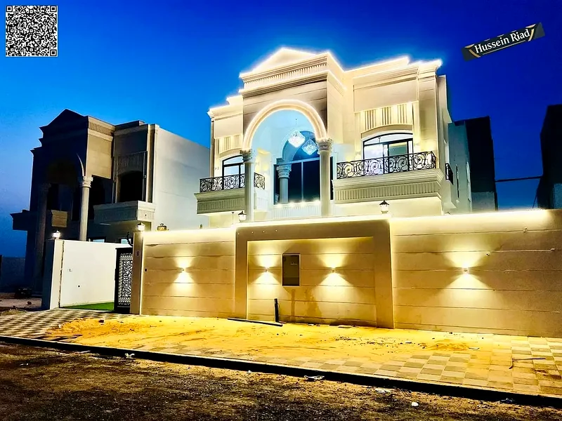 Miniature palace for sale in Al Helio 2 - Ajman, price includes registration fees and is negotiable, luxurious design and prime location!63901691830530113