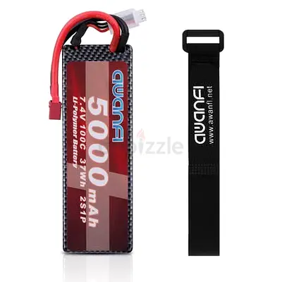 AWANFI 2S Lipo Battery 60C 5000mAh 11.1V Lipo Battery