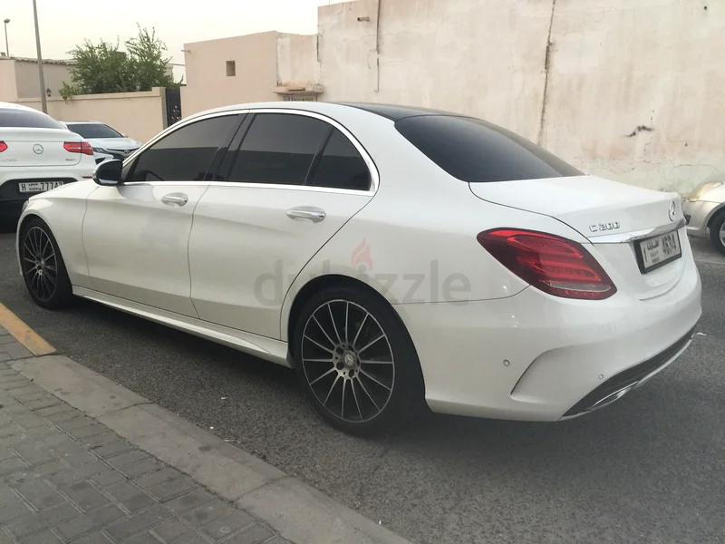mercedes benz C200 2016 WHITE RED INTERIOR63613134535938113