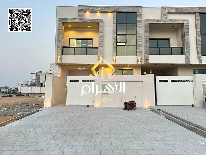 🏡 فيلا للبيع في الحيلو 2 - عجمان 🔸 5 غرف نوم رئيسية 🔸 7 حمامات 🔸 مساحة الأرض: 1800 قدم مربع 💰 السعر: 1,235,000 درهم إماراتي، شامل الرسوم ✅ ممتاز63901036936194110