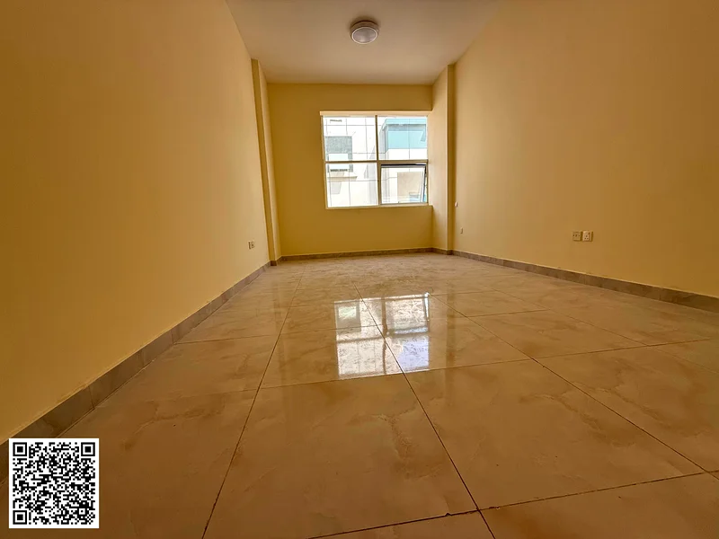 1BR + hall apartment for annual rent – 2 baths, balcony, central AC, elegant finish, prime location with all services, easy access to Dubai & Sharjah.63709402879105111