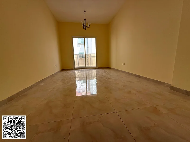 1BR + hall apartment for annual rent – 2 baths, balcony, central AC, elegant finish, prime location with all services, easy access to Dubai & Sharjah.63709402879105110