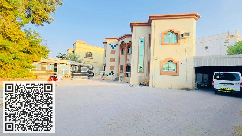 Large villa for sale in Ajman with annex, very distinguished location opposite the mosque63878297744771114