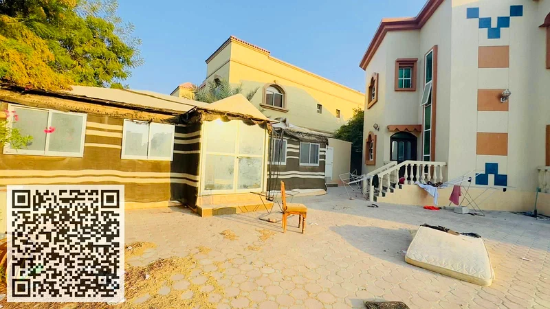 Large villa for sale in Ajman with annex, very distinguished location opposite the mosque63878297744771112