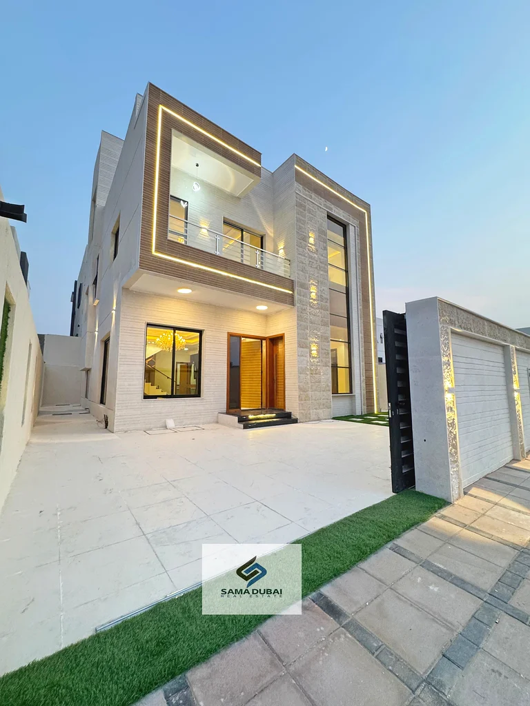 An exceptional opportunity to own a luxurious villa in the prestigious Al Helio 2 area in Ajman, with a modern design, spacious area, and freehold own63910205785730111