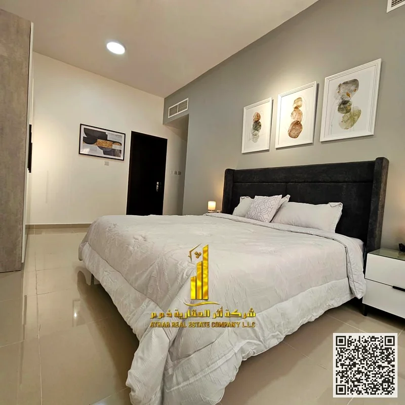 The most beautiful fully furnished one-bedroom apartment for monthly rent in Ajman - Al Jurf 2 - close to the court63837067471489110
