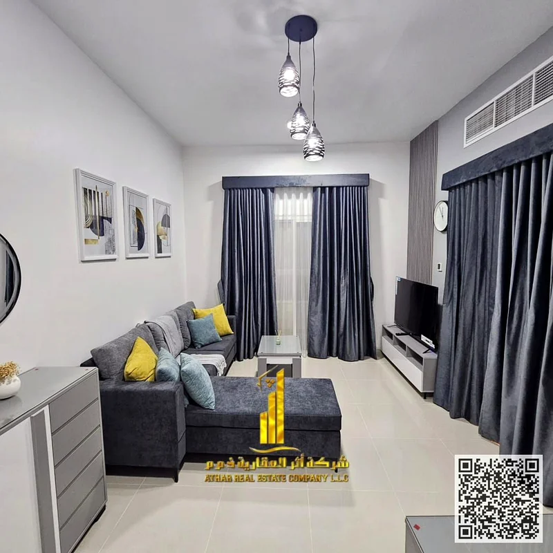 Luxury apartment for monthly rent - one bedroom and a hall with a balcony open view, fully furnished new super deluxe furniture, with a fully equipped63837067490689111