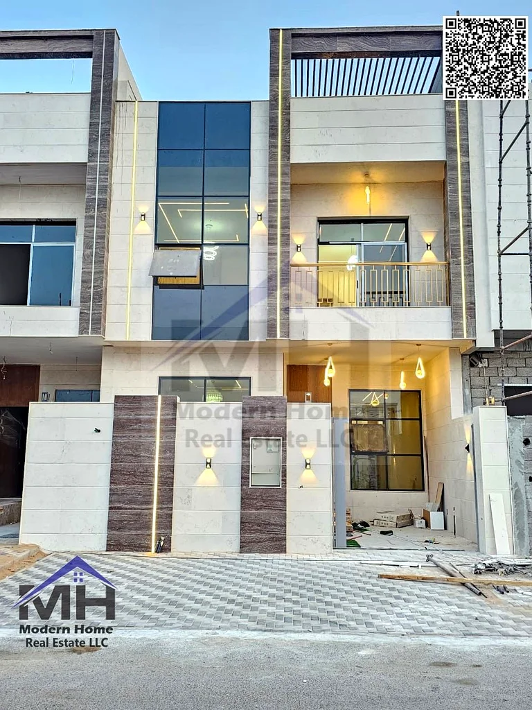 بسعر يشمل الرسوم، امتلك فيلا رائعة في عجمان، أول مقيم حرفي في الشارع الرئيسي مقابل مجتمع أزها وقريبة من محمد بن زايد63900283552897110