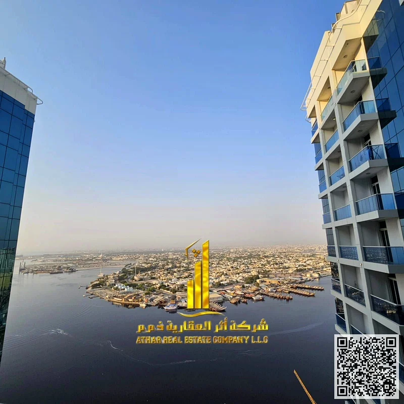 شقة فاخرة، غرفتا نوم وصالة، شرفة بإطلالة على البحر، مفروشة بالكامل جديدة، تشمل جميع الفواتير، صالة رياضية، مسبح، موقف خاص للسيارات63852688249859110