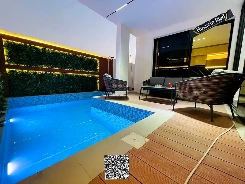 Two-story villa with a swimming pool, freehold for all nationalities, including registration fees, electricity, water and air conditioning63882680692738113