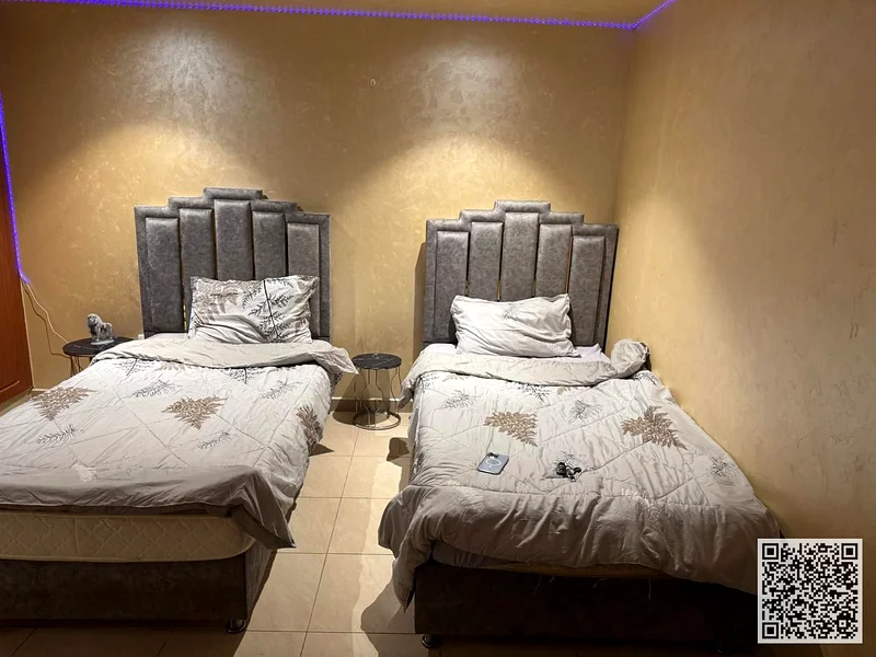 For monthly rent in Ajman - a luxurious studio with a fully separate kitchen, spacious areas, and a distinctive design, fully furnished with elegant f63853016270081114