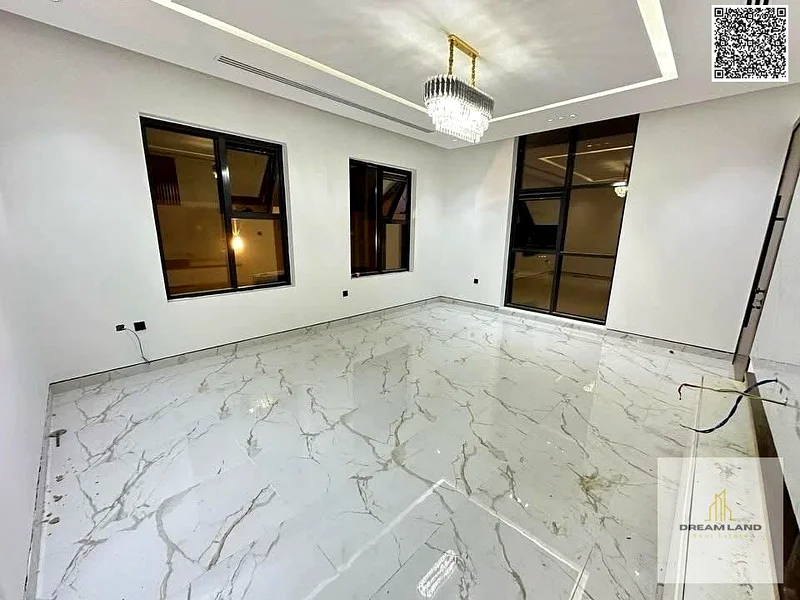 For sale - a luxury villa with a swimming pool in a prime location in Ajman, high-end finishing, modern design, including registration and owners63902007939971114