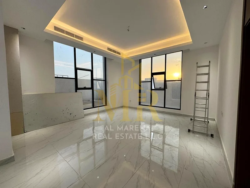 🏡 For Sale – Luxury Corner Villa in Al Bahia – Ajman | 2 Floors + Roof | 7 Master Bedrooms | Majlis + 2 Living Halls | Modern Kitchen | Maid’s Room |63882551600001112