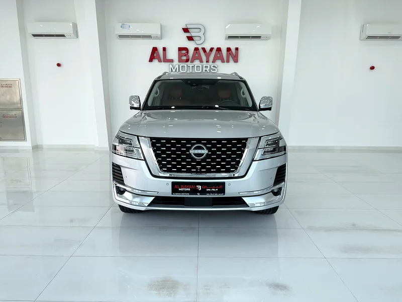 نيسان باترول بلاتينيوم Nissan platinum 400Hp ثمانية سلندر فضي / زعفراني خليجي 202163612799276419114