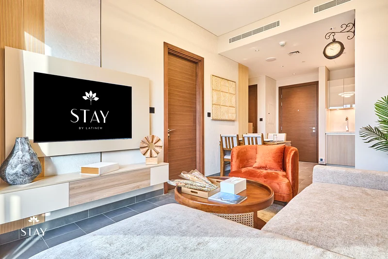 بيت عطلات فاخر بغرفة نوم واحدة بالقرب من برج خليفة من STAY BY LATINEM63830445945475112