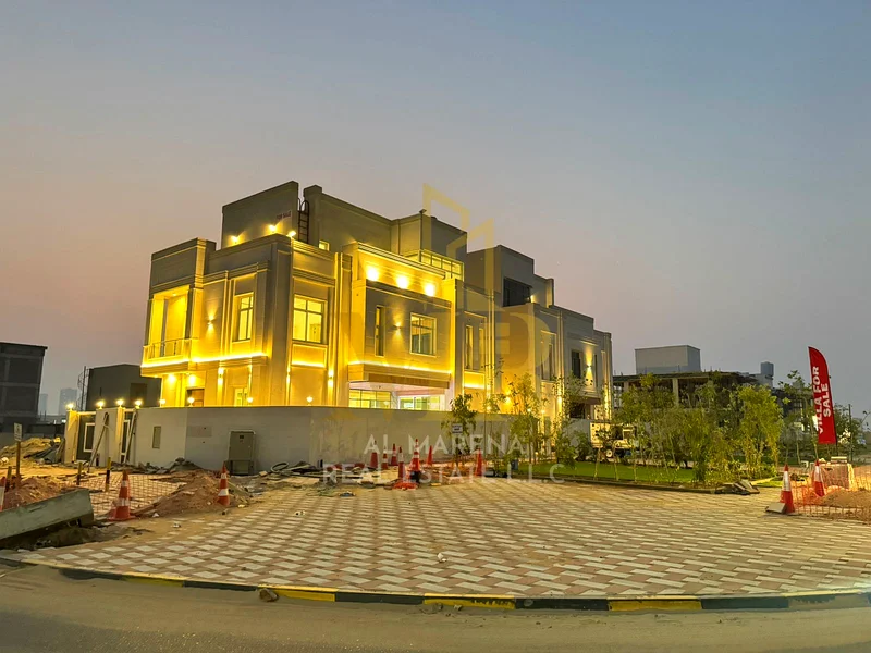 Corner villa with turnkey delivery at an all-inclusive price on the main street, ready for occupancy in the most prestigious areas of Ajman. Freehold63902964249091111
