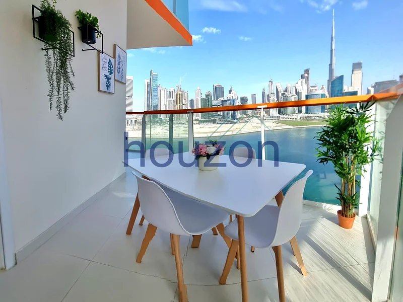 Modern 2BR | Vacant | Burj Khalifa + Canal View63790561347586110