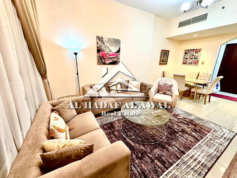 For monthly rent: two bedroom and a hall in Al khan with free internet63827872021761110