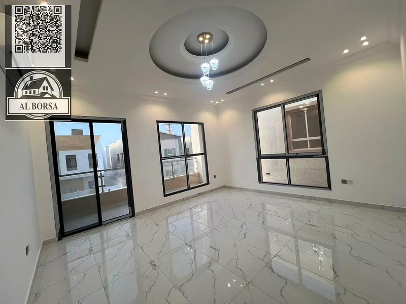 🏡 Luxurious villa for rent in Ajman - Al Yasmeen / Al Saada Project, consisting of five master bedrooms with a majlis and a spacious hall for familie63722360308355111