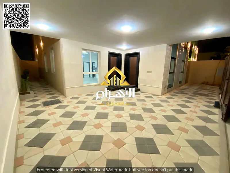 Luxury villa in Al Yasmeen, Ajman, two floors and a roof | Area: 3100 sq ft | 5 master bedrooms | Price: 1,650,000 dirhams, including electricity, wat63902224371715113
