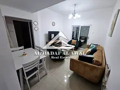 For monthly rent in the Emirate of Sharjah, Al Taawun area, a room and a hall with free internet