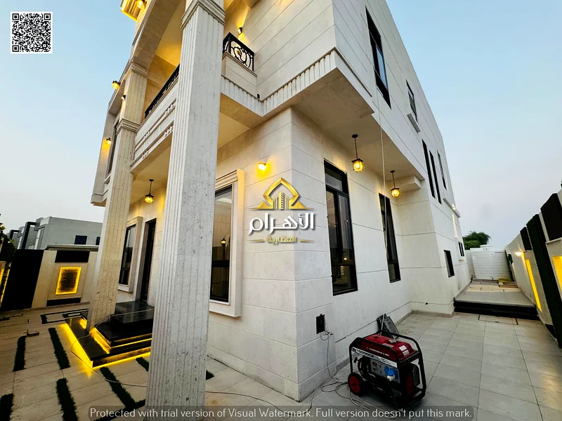 فرصة سكنية نادرة - فيلا فاخرة مع سطح في الحيلو 2 - عجمان | 5 غرف ماستر | مجلس وصالونين | السعر الشامل | ديكور عصري63902224396033112