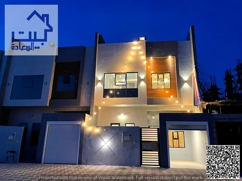 Villa for rent in Al Yasmeen, consisting of 4 master bedrooms, a maid's room, a sitting room, and a hall. The villa is clean from the inside, with a f63717167025923110