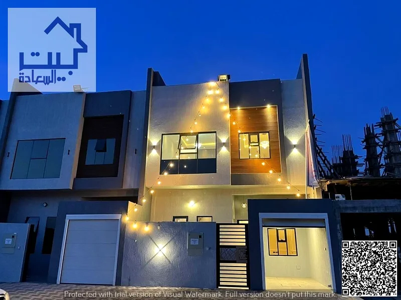 Villa for rent in Al Yasmeen, consisting of 4 master bedrooms, a maid's room, a sitting room, and a hall. The villa is clean from the inside, with a f63717167025923111