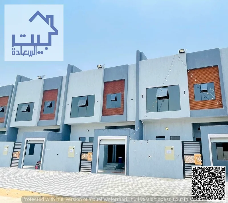 Villa for rent in Al Yasmeen, consisting of 4 master bedrooms, a maid's room, a sitting room, and a hall. The villa is clean from the inside, with a f63717167025923112